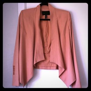 BCBG peach blazer size small